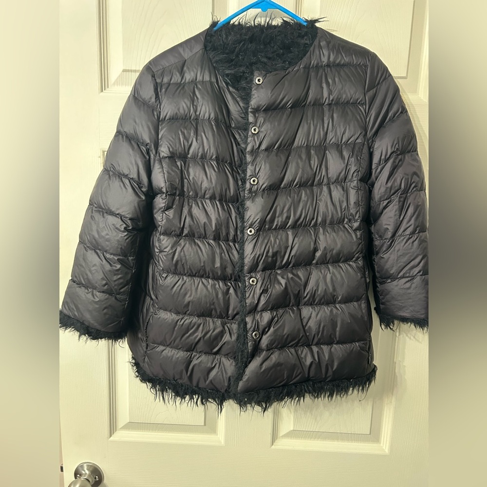 Black Colmar Women’s reversible bomber jacket size 4